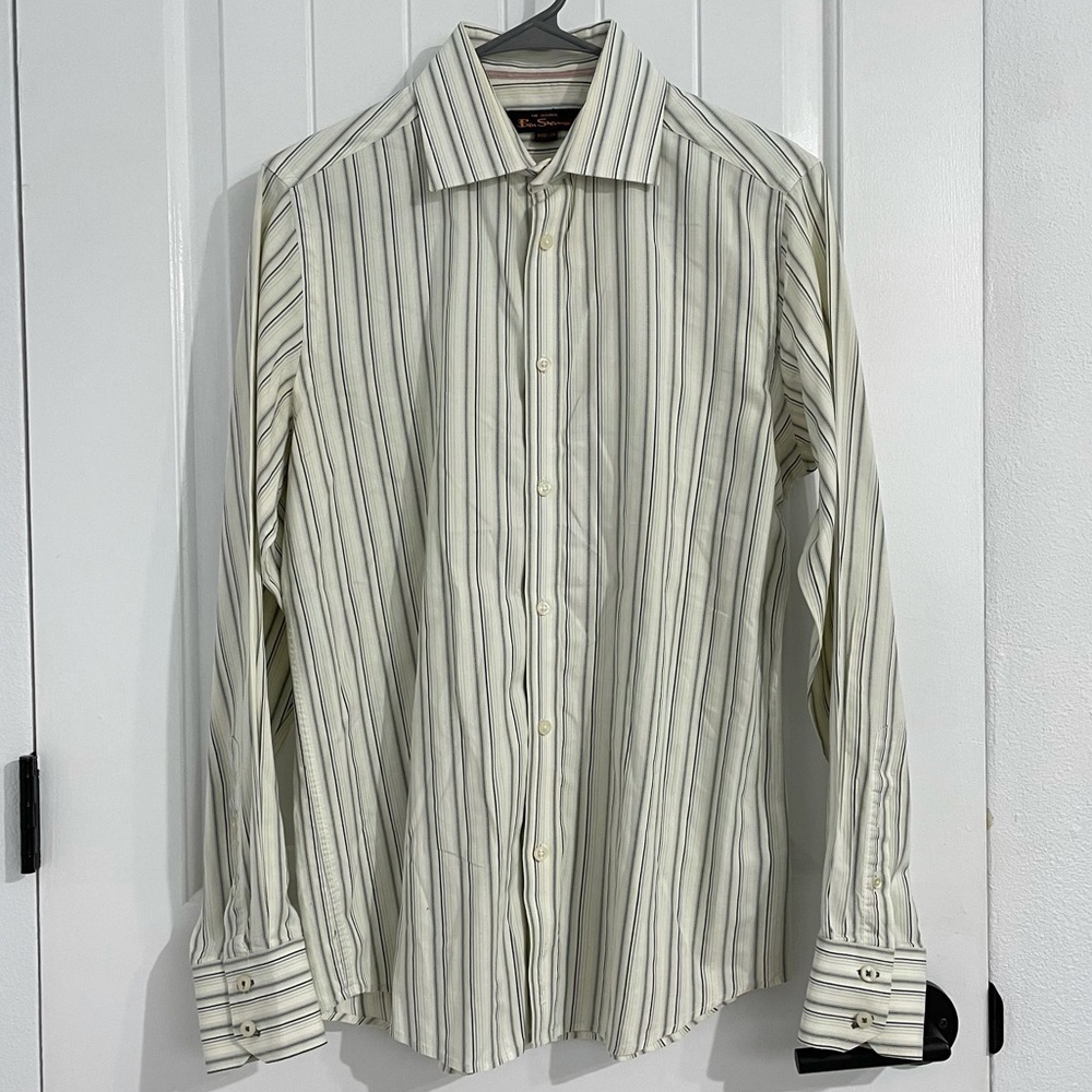 Ben Sherman Striped Button-up Dress Shirt